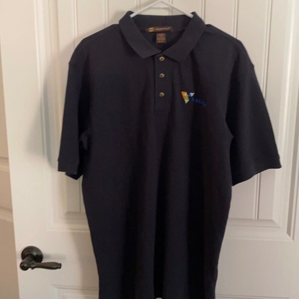 E827-657) Valen Men’s Polo Sz.XL Black NWOT work